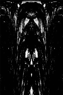 Siyah ve beyaz grunge arka plan, vektör çizim 