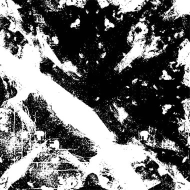 Siyah ve beyaz grunge arka plan, vektör çizim 
