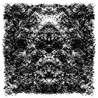 Siyah ve beyaz grunge arka plan, vektör çizim 