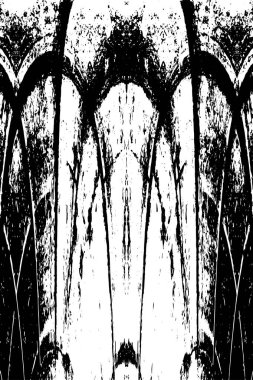 Siyah ve beyaz grunge arka plan, vektör çizim 