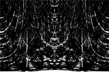 Siyah ve beyaz grunge arka plan, vektör çizim 