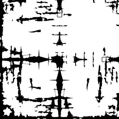 Siyah ve beyaz grunge arka plan, vektör çizim 