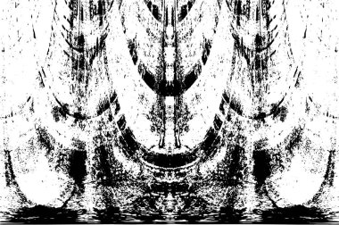 Siyah ve beyaz grunge arka plan, vektör çizim 