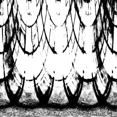 Siyah ve beyaz grunge arka plan, vektör çizim 