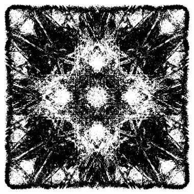 Siyah ve beyaz grunge arka plan, vektör çizim 