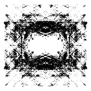 Siyah ve beyaz grunge arka plan, vektör çizim 