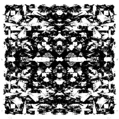 Siyah ve beyaz grunge arka plan, vektör çizim 