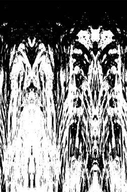 Siyah ve beyaz grunge arka plan, vektör çizim 