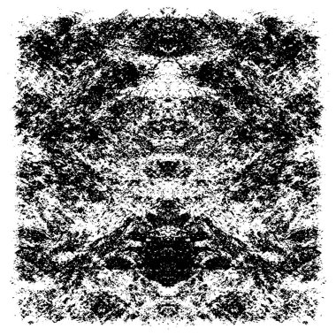 Siyah ve beyaz grunge arka plan, vektör çizim 