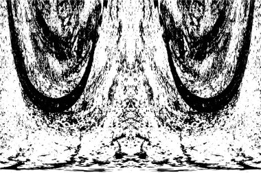 Siyah ve beyaz grunge arka plan, vektör çizim 