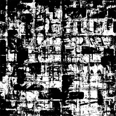 Siyah ve beyaz grunge arka plan, vektör çizim 