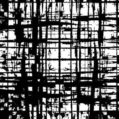 Siyah ve beyaz grunge arka plan, vektör çizim 
