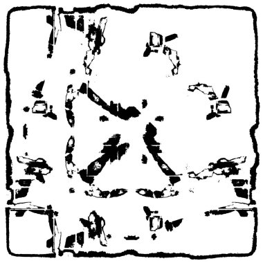 Siyah ve beyaz grunge arka plan, vektör çizim 