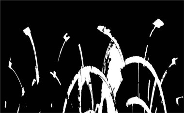 Siyah ve beyaz grunge arka plan, vektör çizim 