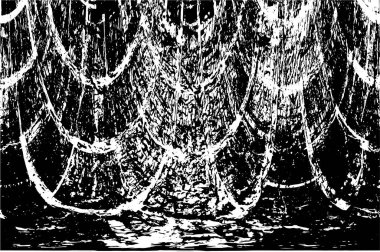 Siyah ve beyaz grunge arka plan, vektör çizim 