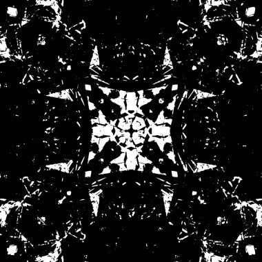 Siyah ve beyaz grunge arka plan, vektör çizim 