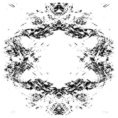 Siyah ve beyaz grunge arka plan, vektör çizim 