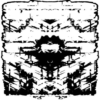 koyu grunge siyah beyaz desen 