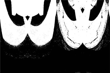 Soyut grunge arkaplanı. Monokrom dokusu. Siyah ve beyaz desenli arkaplan