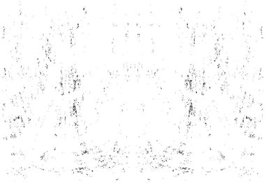 Grunge dikey olarak simetrik siyah beyaz doku. Tek renkli yıpranmış kaplama deseni. 