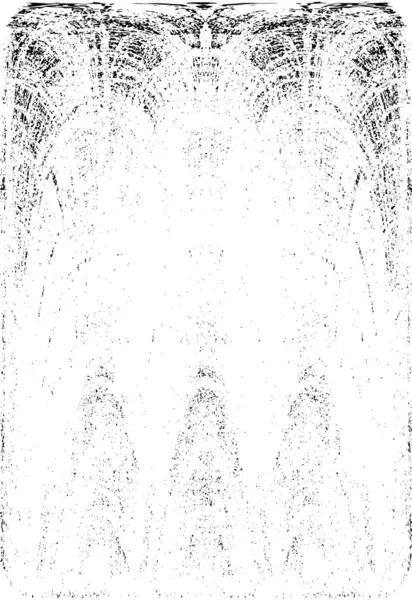 Grunge dikey olarak simetrik siyah beyaz doku. Tek renkli yıpranmış kaplama deseni. 