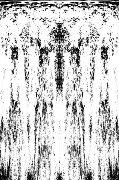 Grunge dikey olarak simetrik siyah beyaz doku. Tek renkli yıpranmış kaplama deseni. 