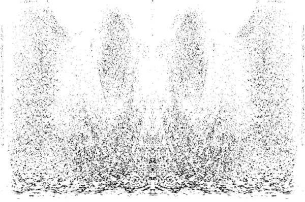 Grunge dikey olarak simetrik siyah beyaz doku. Tek renkli yıpranmış kaplama deseni. 