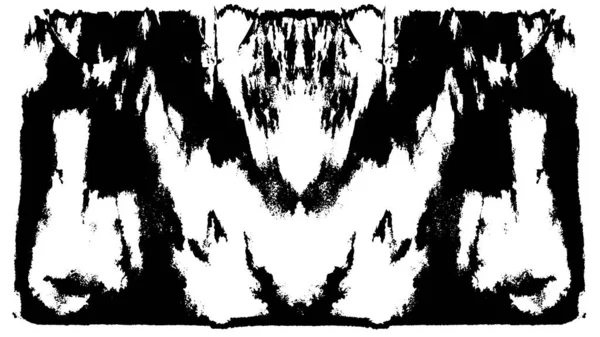 Grunge dikey olarak simetrik siyah beyaz doku. Tek renkli yıpranmış kaplama deseni. 