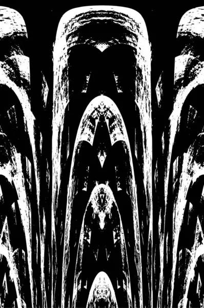 Soyut grunge arkaplanı. Monokrom dokusu. Resim siyah ve beyaz tonları içerir. 