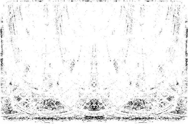 Grunge dikey olarak simetrik siyah beyaz doku. Tek renkli yıpranmış kaplama deseni. 