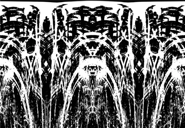 Soyut grunge arkaplanı. Monokrom dokusu. Siyah ve beyaz desenli arkaplan 