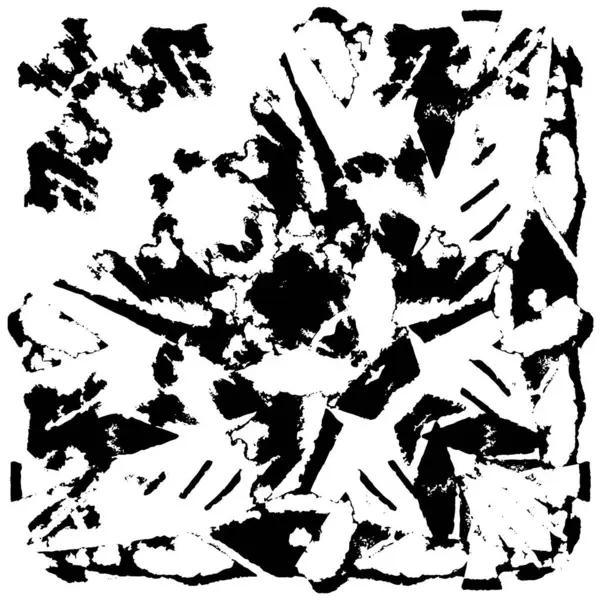 Soyut grunge arkaplanı. Monokrom dokusu. Siyah ve beyaz desenli arkaplan 