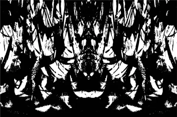 Siyah ve beyaz dokular. Soyut arkaplanın sıkıntı dokusu. 