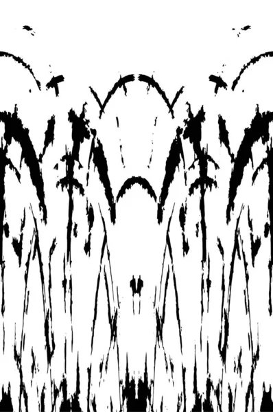 Siyah beyaz dokusunda sıkıntılı bir arka plan. soyut vektör illüstrasyonu. 