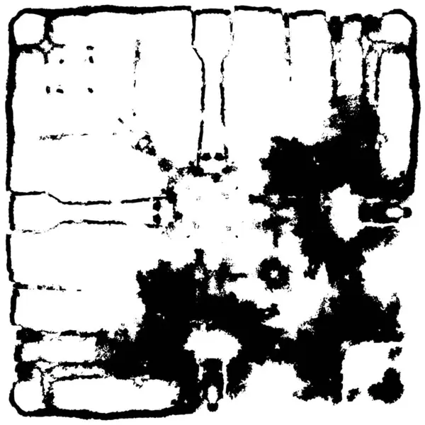Siyah beyaz dokusunda sıkıntılı bir arka plan. soyut vektör illüstrasyonu. 