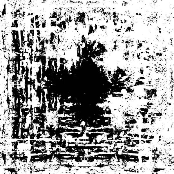 Siyah beyaz dokusunda sıkıntılı bir arka plan. soyut vektör illüstrasyonu. 