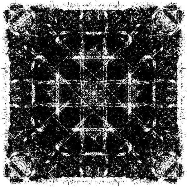 Siyah beyaz dokusunda sıkıntılı bir arka plan. soyut vektör illüstrasyonu. 