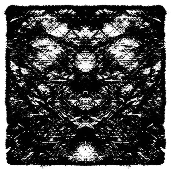 Siyah beyaz dokusunda sıkıntılı bir arka plan. soyut vektör illüstrasyonu. 