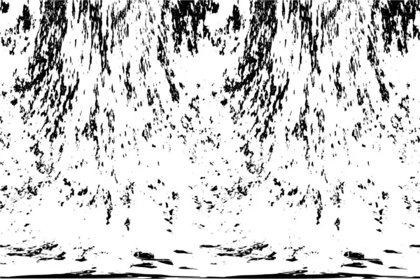 Siyah beyaz dokusunda sıkıntılı bir arka plan. soyut vektör illüstrasyonu. 