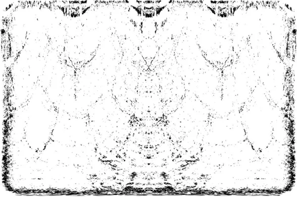Grunge dikey olarak simetrik siyah beyaz doku. Tek renkli yıpranmış kaplama deseni. 
