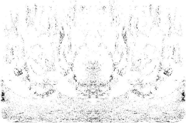 Grunge dikey olarak simetrik siyah beyaz doku. Tek renkli yıpranmış kaplama deseni. 