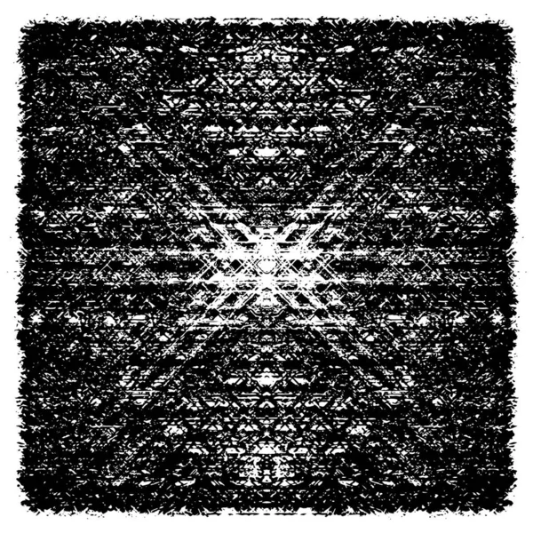Grunge üst üste biniyor. Soyut siyah-beyaz vektör arkaplanı. Çatlak, leke ve noktalarda kirli desenli tek renkli klasik yüzey. Karanlık korku tarzında eski bir duvar.