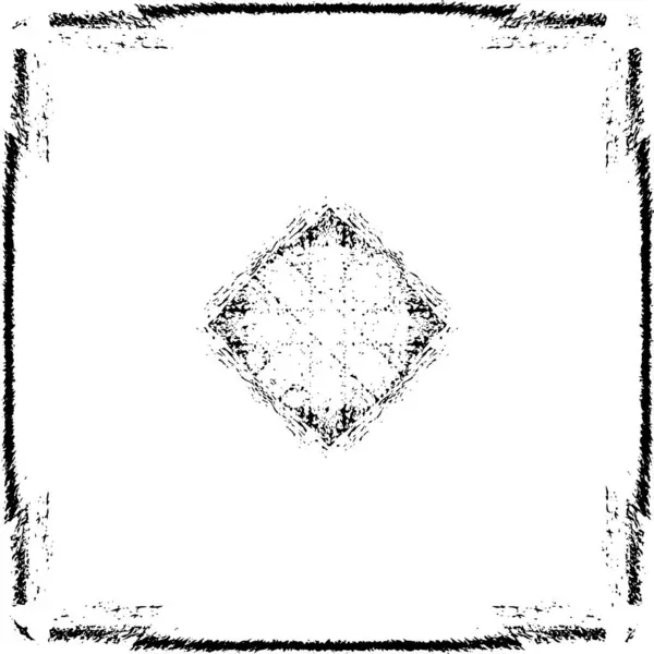 Grunge üst üste biniyor. Soyut siyah-beyaz vektör arkaplanı. Çatlak, leke ve noktalarda kirli desenli tek renkli klasik yüzey. Karanlık korku tarzında eski bir duvar.