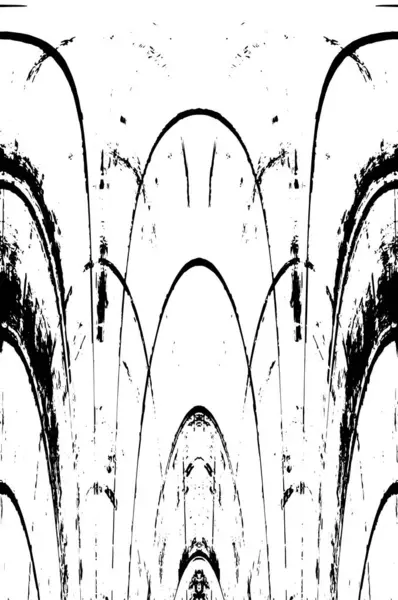 Siyah ve beyaz grunge arka plan, vektör çizim 