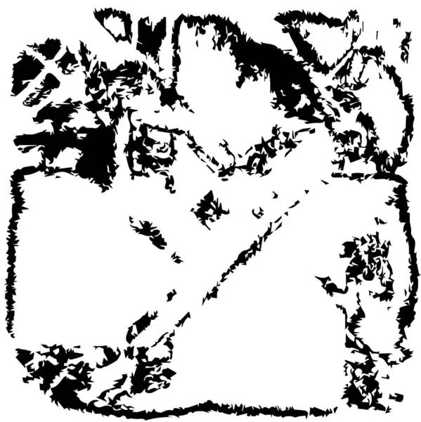 Siyah ve beyaz grunge arka plan, vektör çizim 