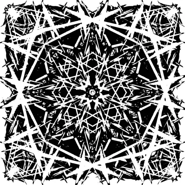 Siyah ve beyaz grunge arka plan, vektör çizim 