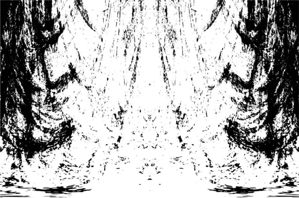 Siyah ve beyaz grunge arka plan, vektör çizim 