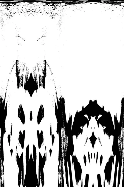 Siyah ve beyaz grunge arka plan, vektör çizim 