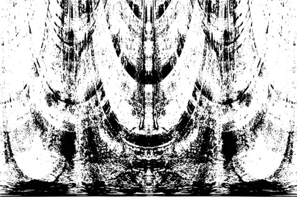 Siyah ve beyaz grunge arka plan, vektör çizim 