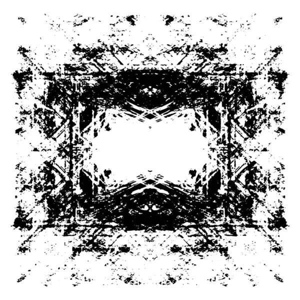 Siyah ve beyaz grunge arka plan, vektör çizim 